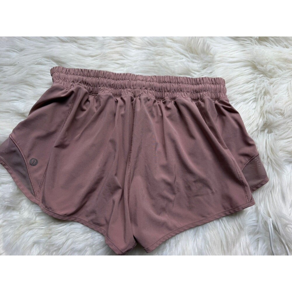 Lululemon Hotty Hot High-Rise Lined Short 2.5" Dusty Rose Size 8